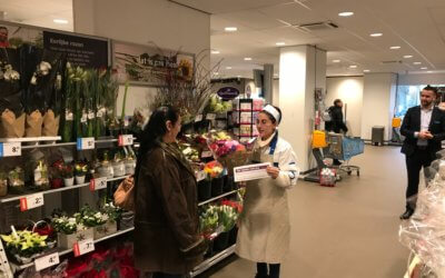 Verrassing voor 350 bezoekers AH Den Haag