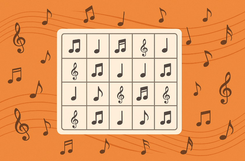 Speel mee met De Grote Muziekbingo Show!