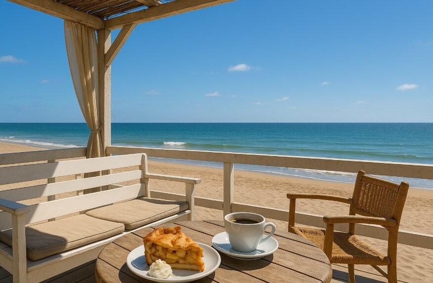 Strandwandeling en Taart aan Zee